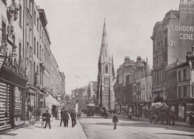 Christ Church ile Westminster Bridge Road, by English Photographer
