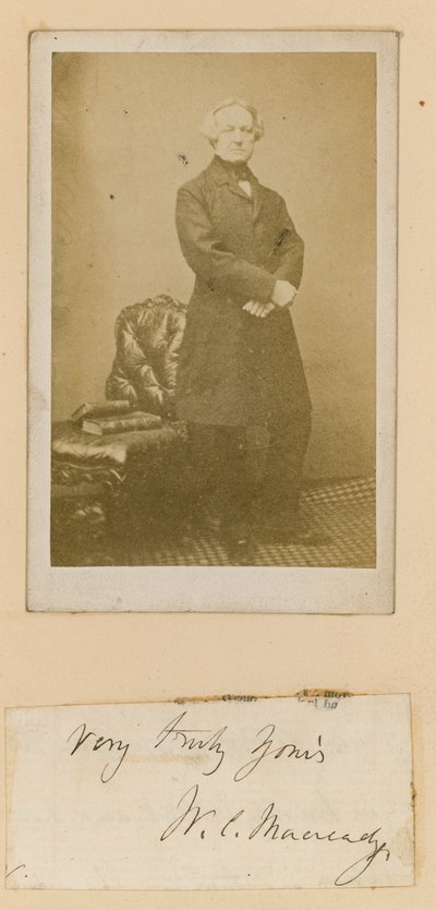 William Macready, oyuncu by English Photographer