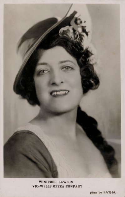Winifred Lawson, Vic-Wells Opera Şirketi (s/b fotoğraf) by English Photographer