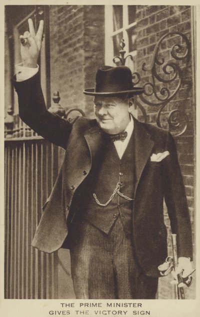 Winston Churchill (s/b fotoğraf) by English Photographer