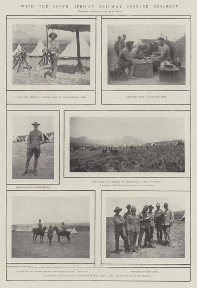 Güney Afrika Demiryolu Pioneer Alayı ile by English Photographer