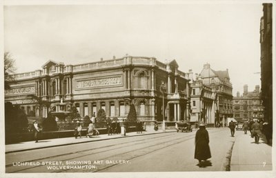 Wolverhampton Sanat Galerisi, Lichfield Caddesi (s/b fotoğraf) by English Photographer