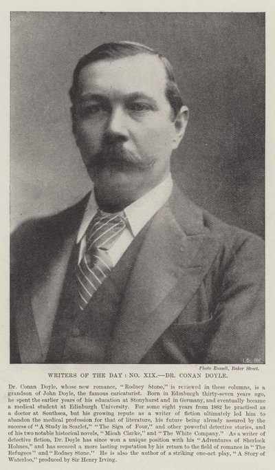 Günün Yazarları, Dr Conan Doyle by English Photographer