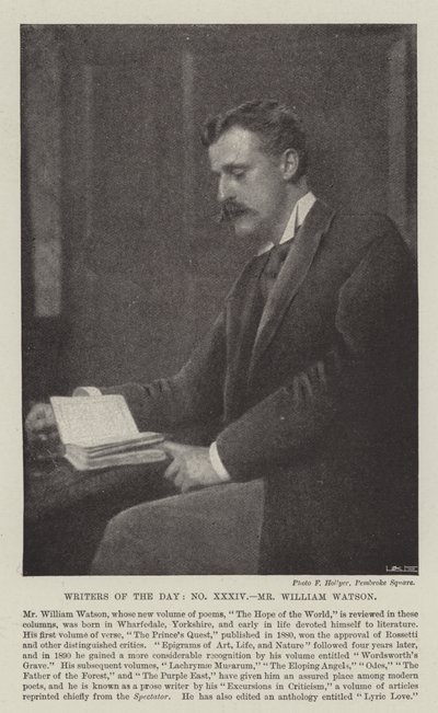 Günün Yazarları, Bay William Watson by English Photographer