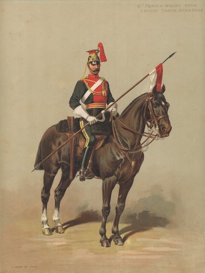 12. Galler Prensi Kraliyet Mızraklıları, Asker, İnceleme Düzeni by English School