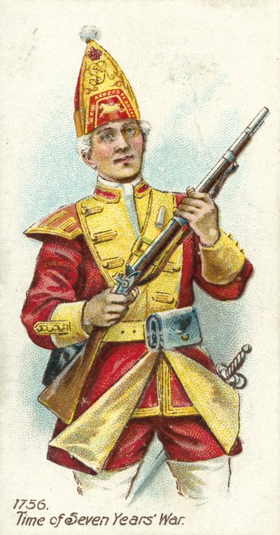 1756, Yedi Yıl Savaşları Zamanı by English School