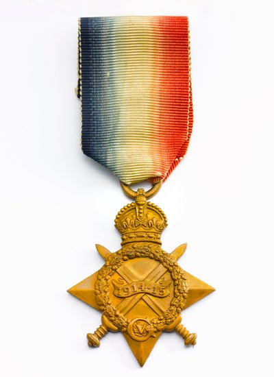 1914-15 Yıldız, c.1918 (ipek kurdele ile bronz) by English School