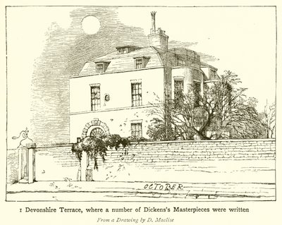1 Devonshire Terrace, bir dizi Dickenss Başyapıtının yazıldığı yer by English School