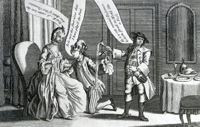 Aptal Karakterinde Belirli Bir Kişi, 1770 by English School