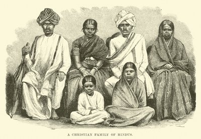 Hinduların Hristiyan Bir Ailesi by English School
