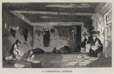 Bir Clerkenwell İç (gravür) by English School