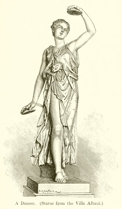Bir dansçı. (Villa Albani