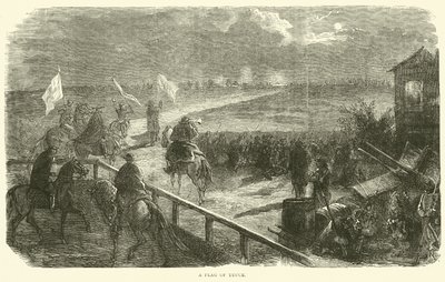 Ateşkes Bayrağı, Aralık 1870 by English School