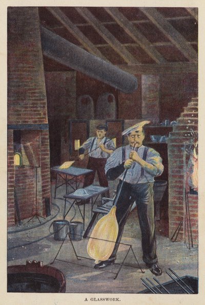 A Cam işi (renkli lito) by English School