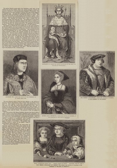 Bir Grup Erken Portreler (gravür) by English School