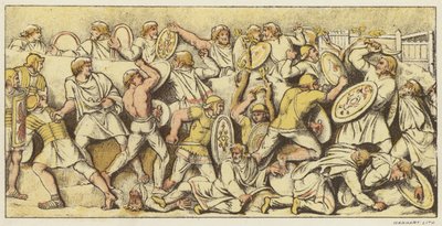 El Ele Nişan (renkli taş baskı) by English School