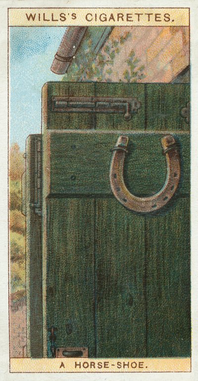 Bir At Nalı (kromolito) by English School