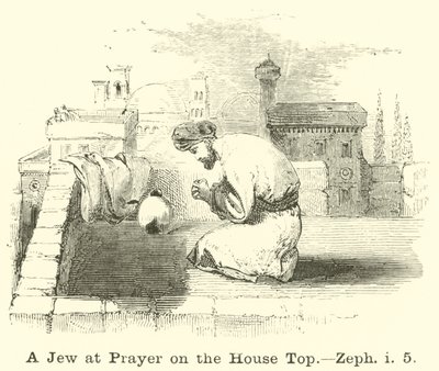 Evin Tepesinde Dua Eden Bir Yahudi, Zeph, i, 5 by English School