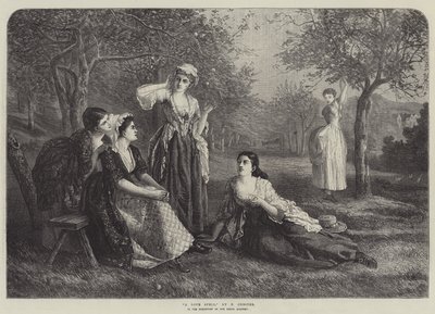 Bir Aşk Büyüsü (gravür) by English School