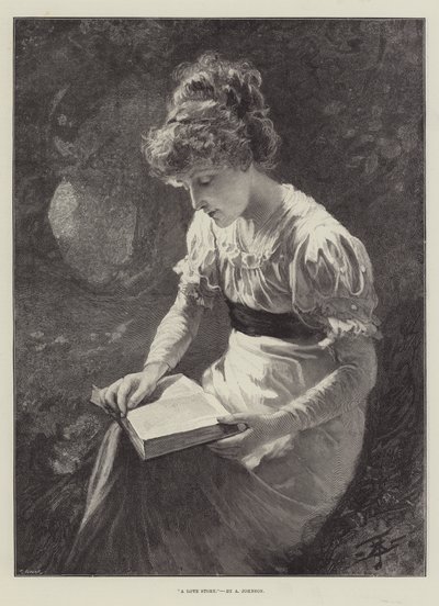 Bir Aşk Hikayesi (gravür) by English School