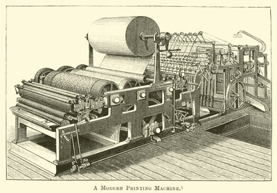 Modern Bir Baskı Makinesi by English School