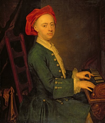 Bir Müzisyen, c.1700-50 by English School