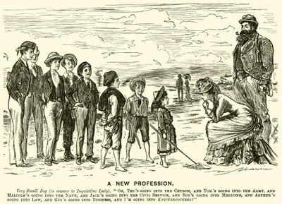 Yeni Bir Meslek (gravür) by English School