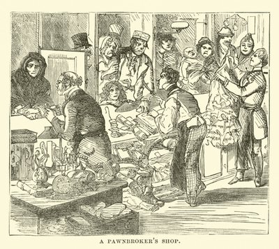 Bir tefeci dükkanı by English School