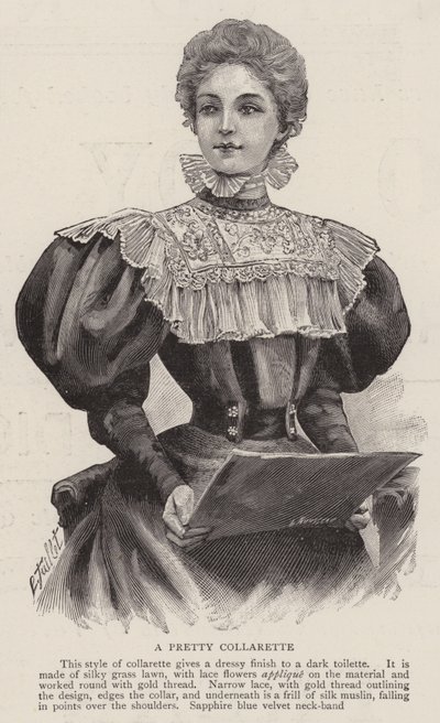 Güzel Bir Yaka (gravür) by English School