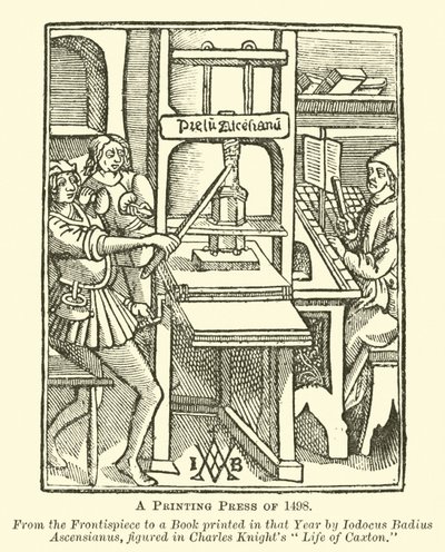 1498 A Matbaa by English School