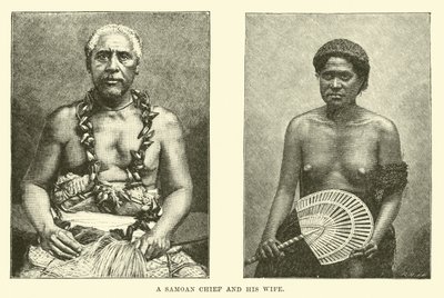 Bir Samoalı Şef ve eşi by English School