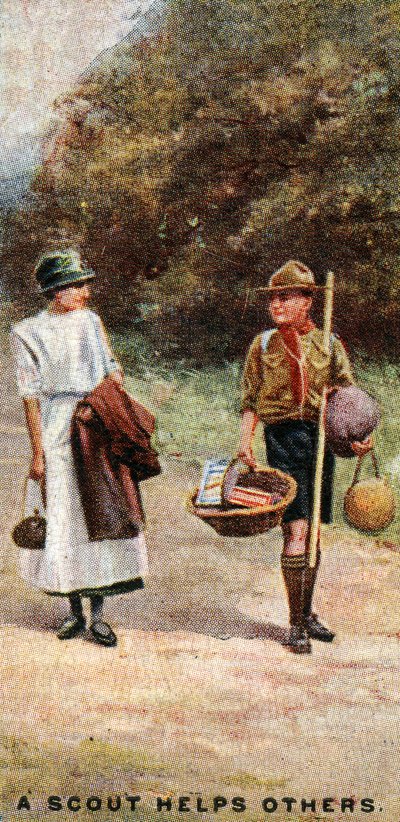 Bir İzci Başkalarına Yardım Eder, 1929 by English School