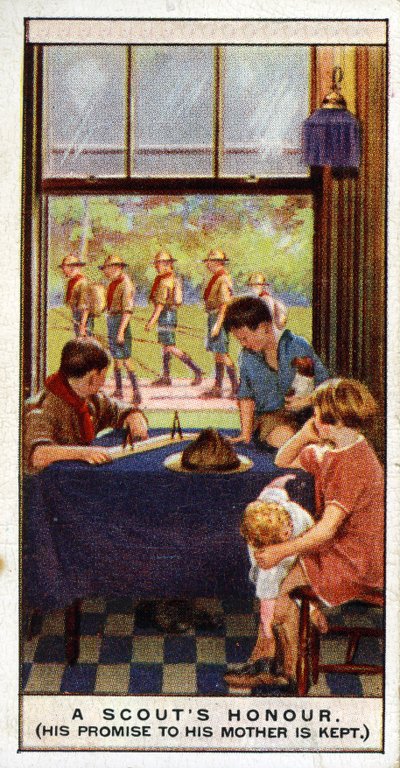 Bir İzci Onuruna güvenilecek, 1929 by English School