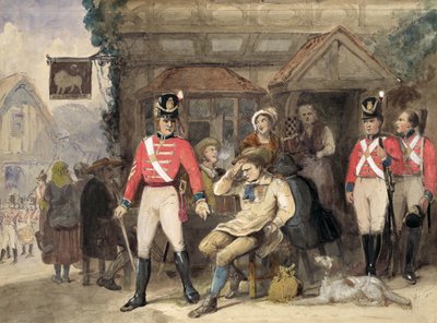 Kral için bir Şilin, 1812 (kağıt üzerinde wc) by English School