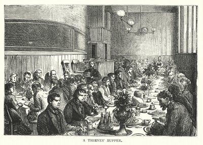 Hırsızların Yemeği (gravür) by English School