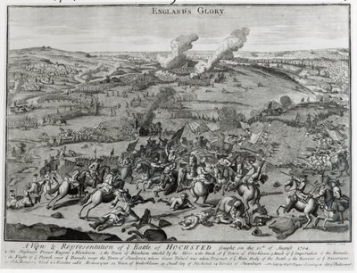 A View and Representation of the Battle of Hochsted, 13th August 1704   by English School