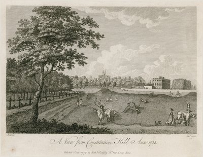 Anayasa Tepesinden Bir Görünüm, 1735 by English School
