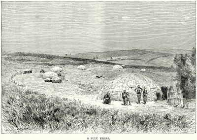 Bir Zulu Boncuğu (gravür) by English School