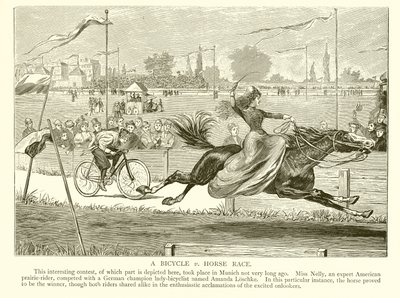 bisiklet vs at yarışı by English School