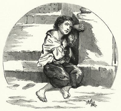 Karda dilenen bir çocuk (lito) by English School
