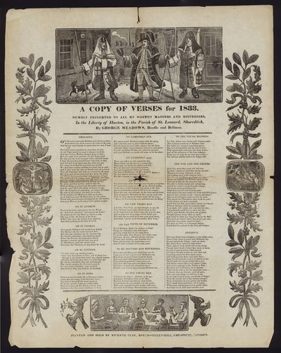 1833 için ayetlerin bir kopyası by English School