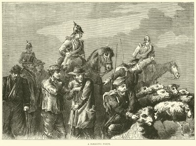 Bir yiyecek arama partisi, Ekim 1870 by English School