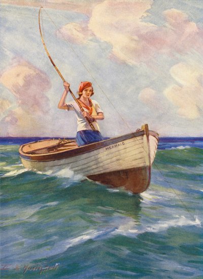 Görkemli bir gün (renkli taş baskı) by English School