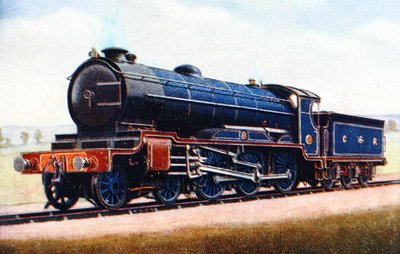 Londra Midland ve İskoç Demiryolunun bir lokomotifi, G. Gibbard Jackson