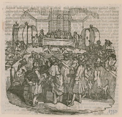 Piyango; 1750 tarihli by English School