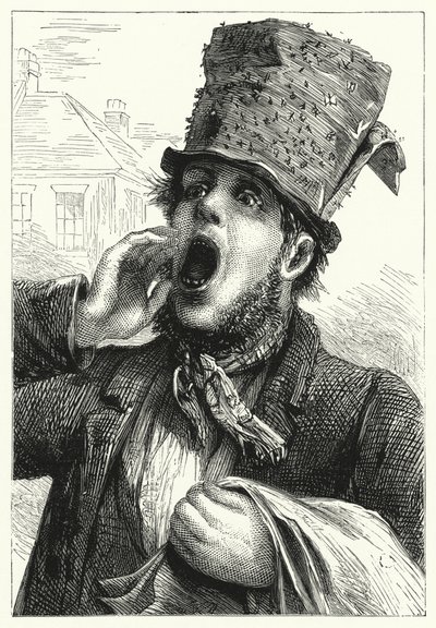 Sinek kağıtları satan bir adam (lito) by English School