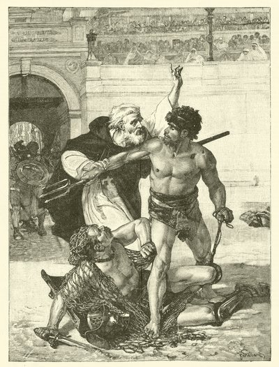 Bir keşiş, Telemachus, Kolezyum