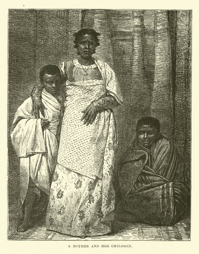 Bir anne ve çocukları by English School