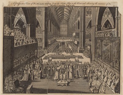 Batı ucundaki yüksek sunaktan Westminster Abbey