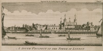 Londra Kulesi'nin güney yönü by English School